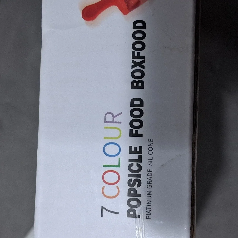 Brand New Silicone BPA Free Ice‎ Pop Mold 7 Colour by JBYAMUS